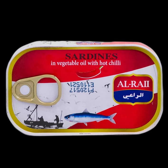 Al Raii, Sardine, Picante, în ulei vegetal, Maroc, 50x125g