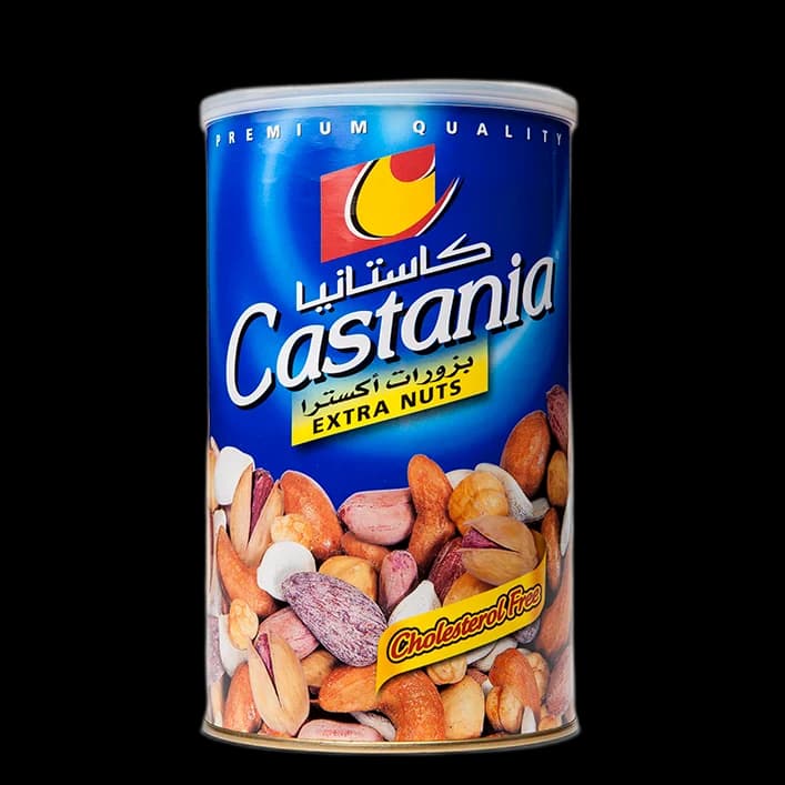 Castania, Mix Extra Nuci (Cutie metal albastră), Liban, 12x450g