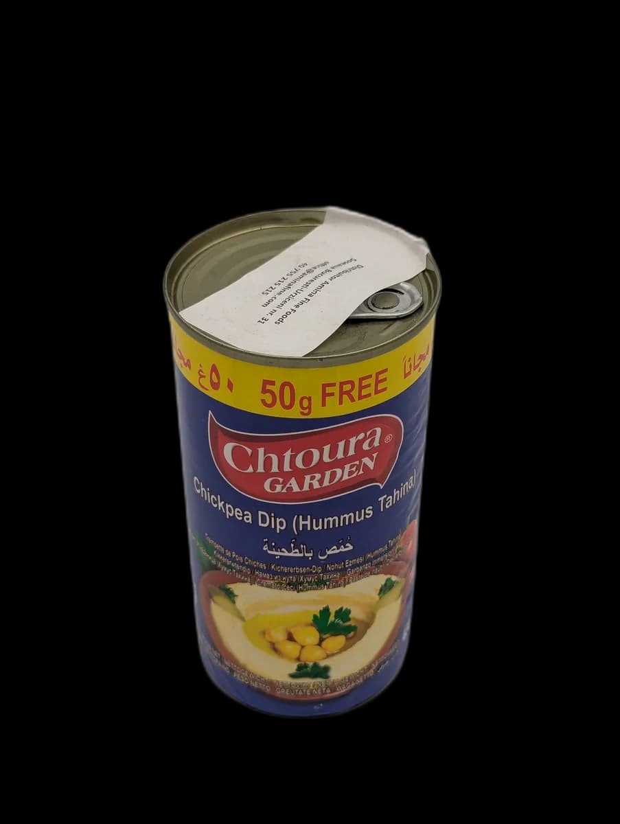 حمص بالطحينة