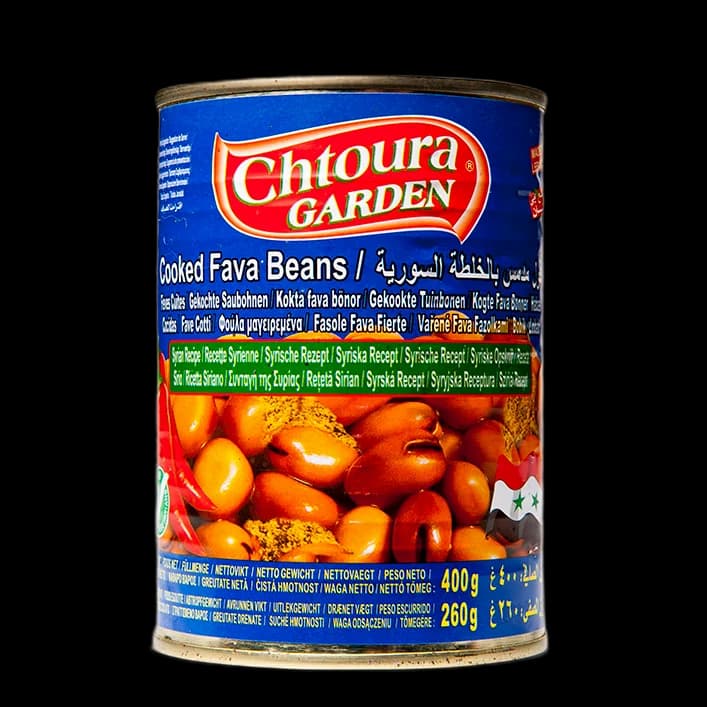 Chtoura Garden, Foul Fava, Rețetă siriană (EO), Liban, 24x400g