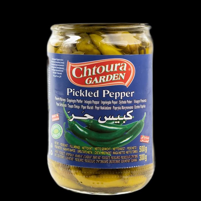 Chtoura Garden, Pickled Pepper, Jars, Lebanon, 12x500g