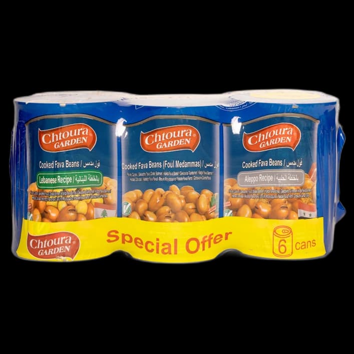 Chtoura Garden, Reteta Promo Fava Mix + Hummus cu Tahina, Liban, 400grx6x4