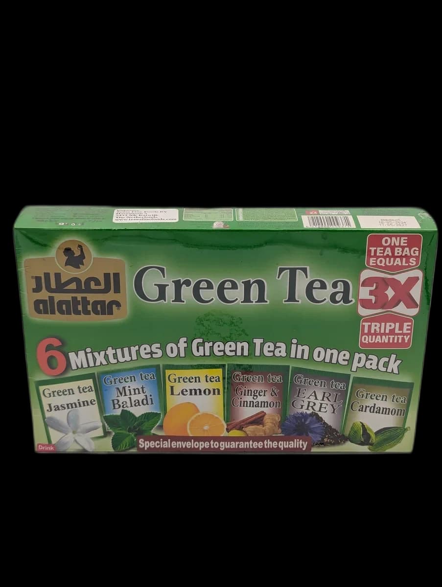 Green Tea 6 Mixtures of Green Tea in one pack