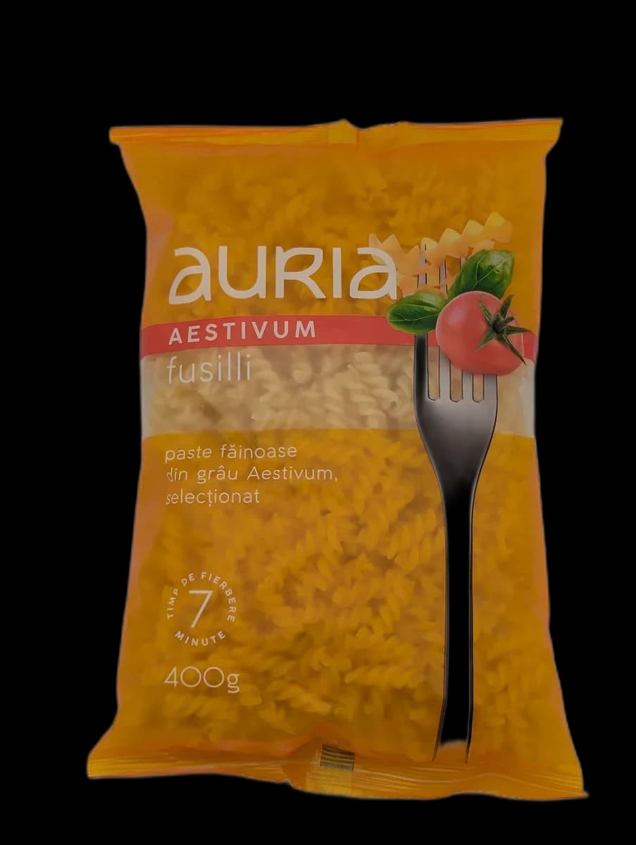 paste făinoase din grâu Aestivum, selecționat, fusilli