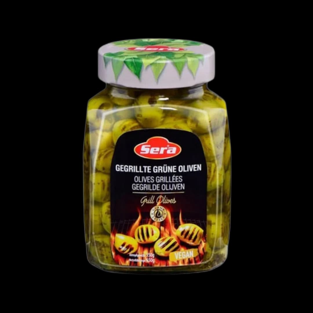 Stuffed green olives with pepper "Alsaadah"