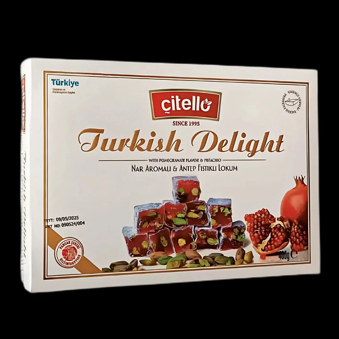 Turkish delight with pistachios