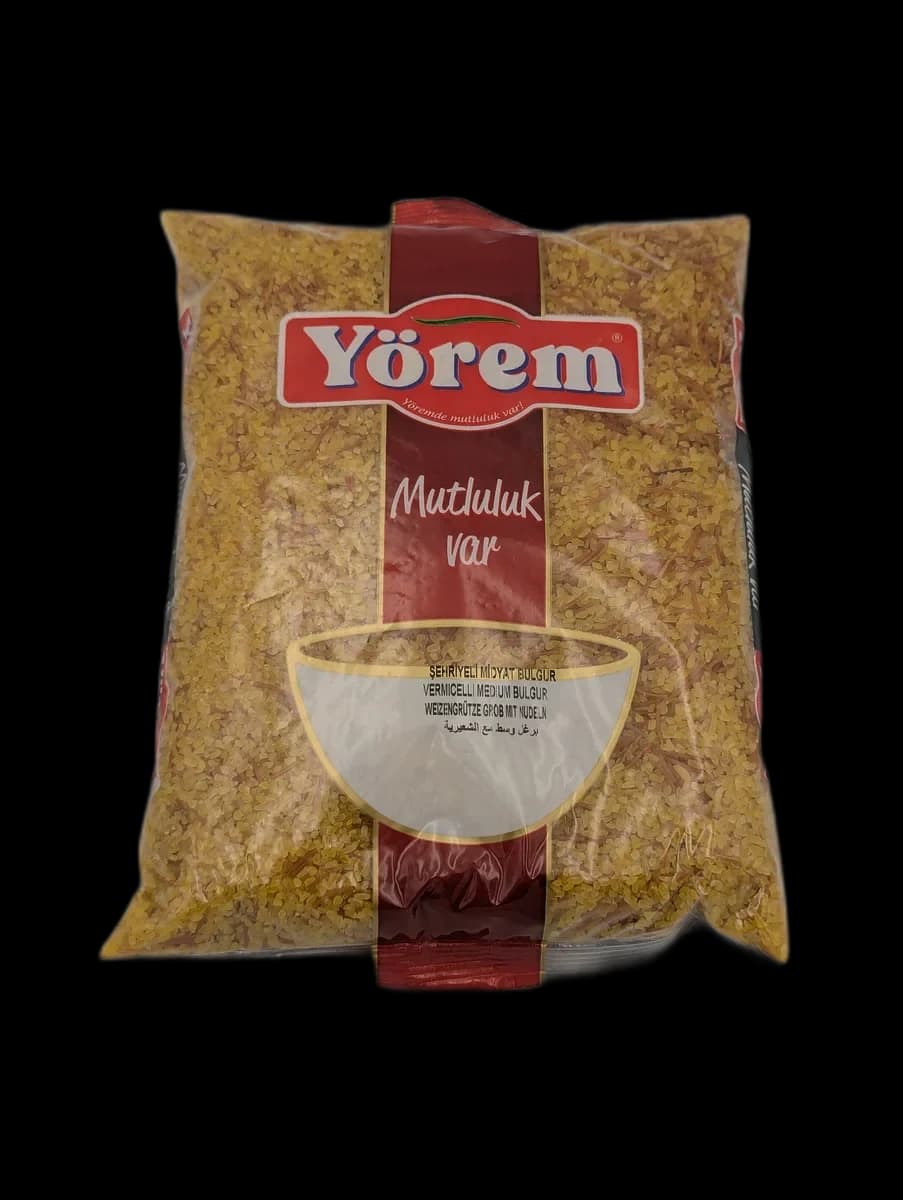 برغل وسط مع الشعيرية