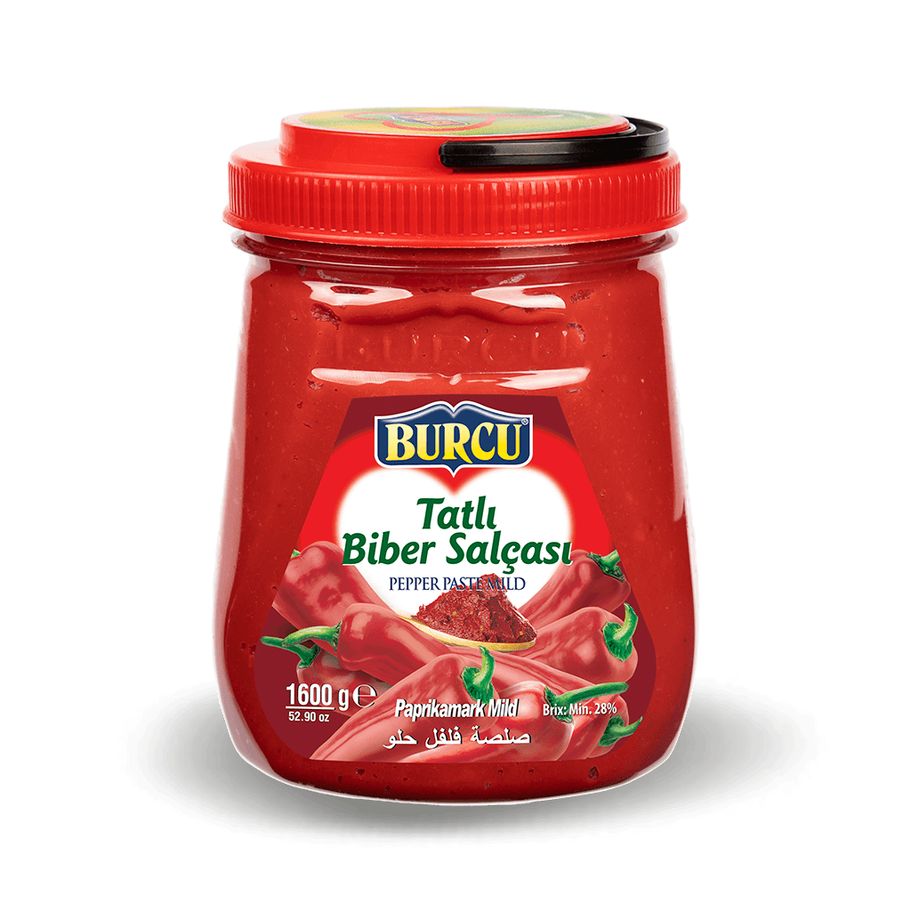 Burcu Sweet Red Pepper Paste 1600g PET Jar