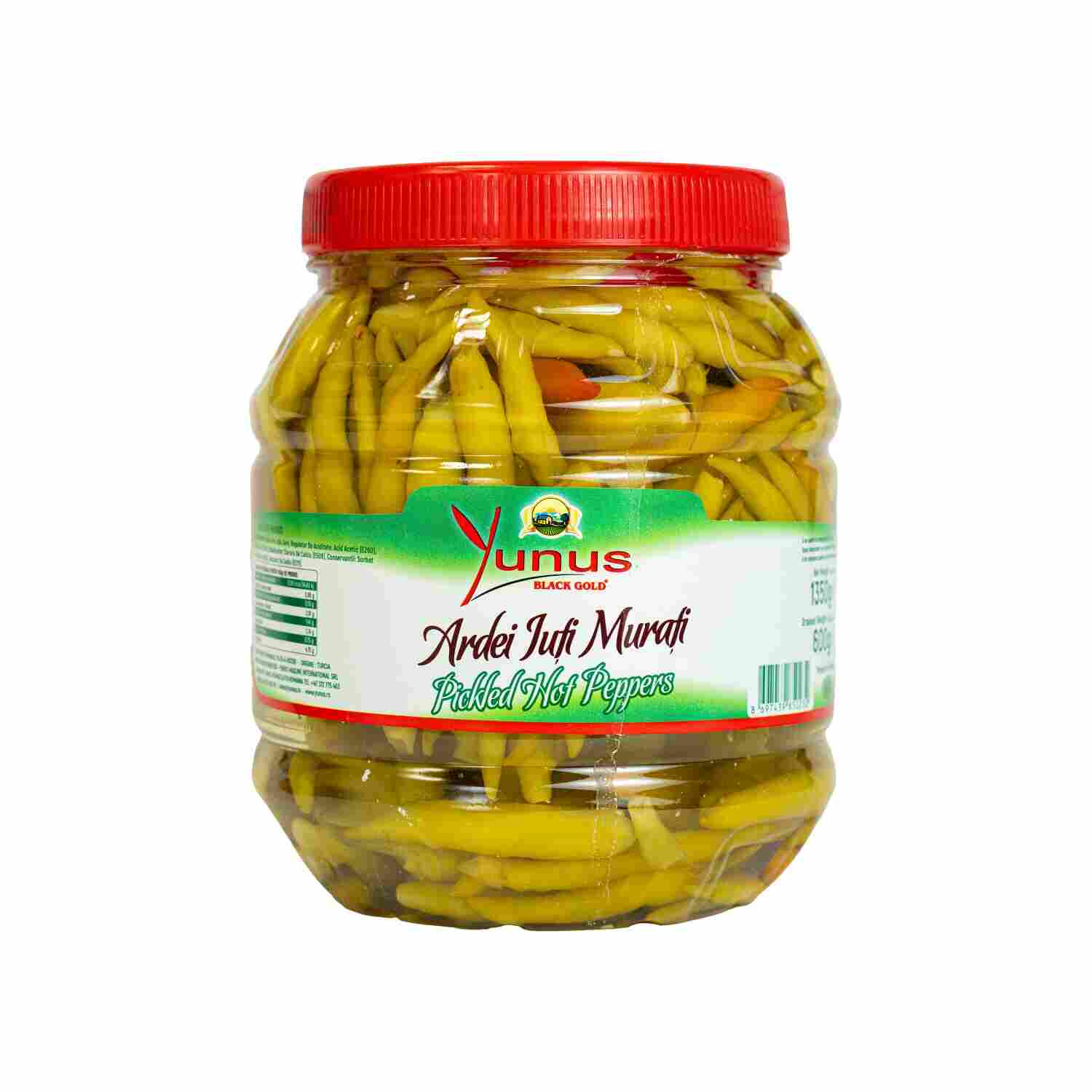 Yunus Pickled Hot Peppers 1350ml