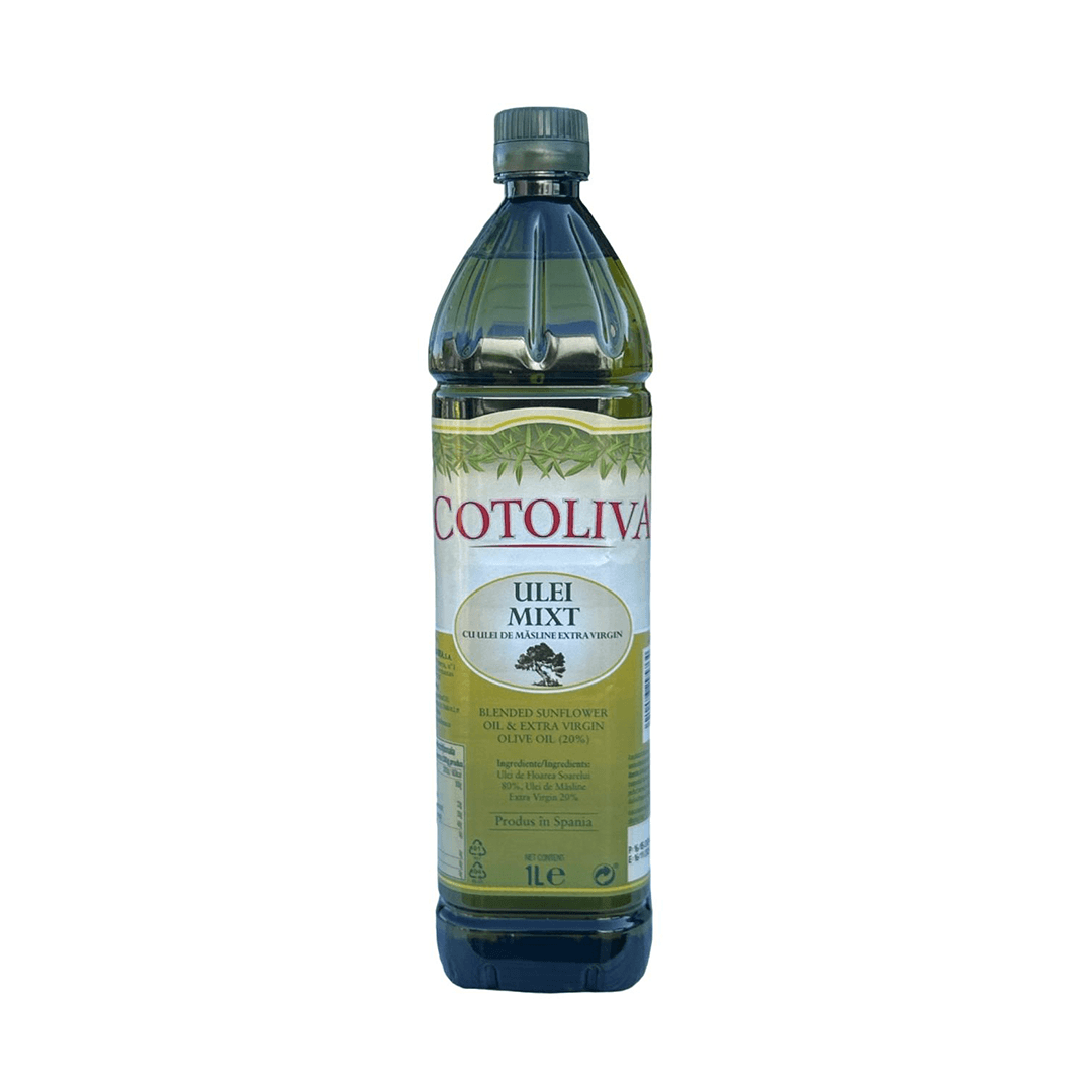 Cotoliva Mixed Cooking Oil with 20% Extra Virgin Olive Oil, 1L PET
