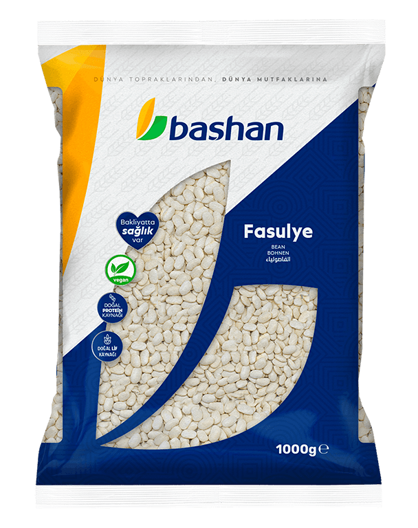 فاصوليا بيضاء مجففة بشان 1 كجم