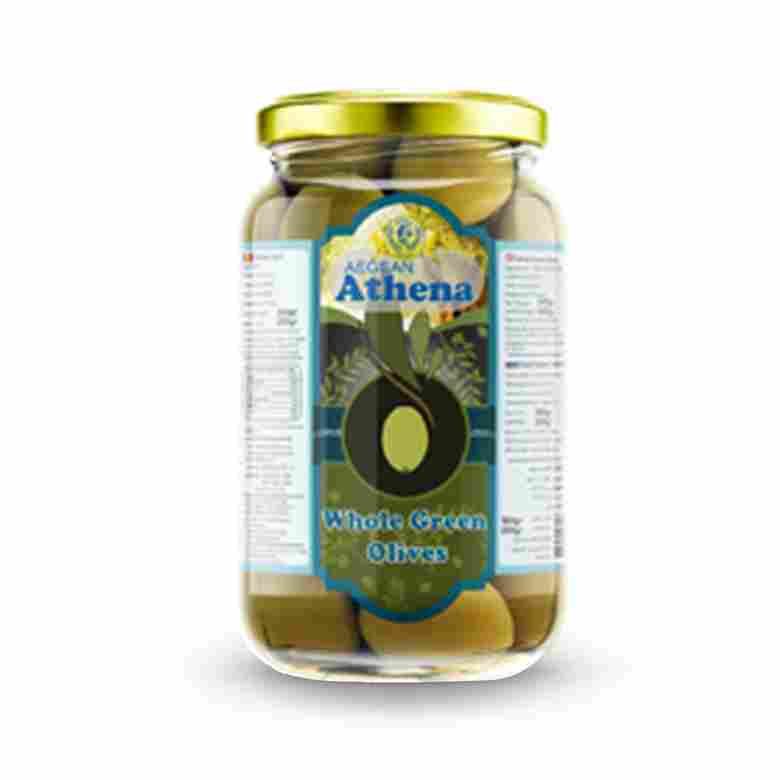 زيتون أخضر أثينا في برطمان ٣٧٠ مل