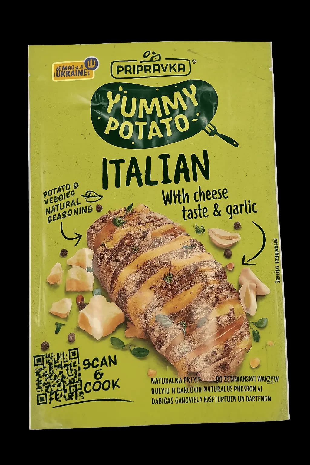 Condiment pentru Cartofi Italian cu Gust de Brânză și Usturoi Pripravka