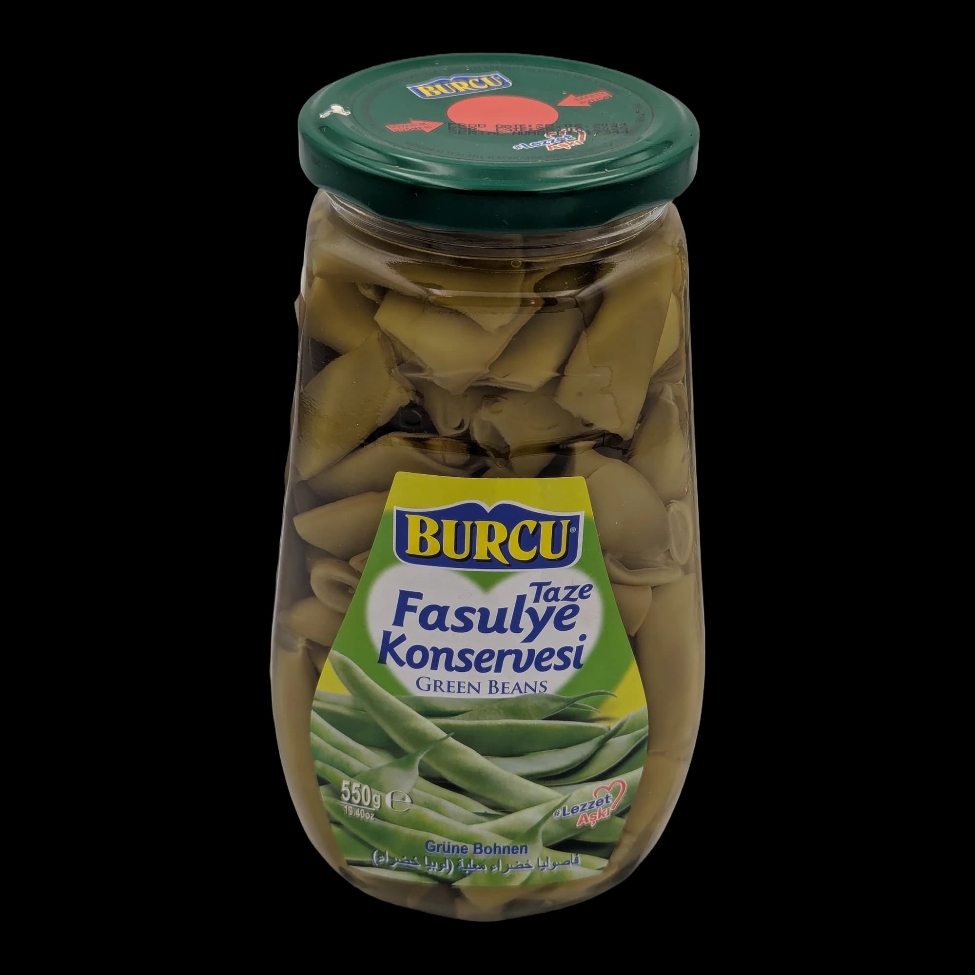 فاصوليا خضراء في محلول ملحي من بوركو