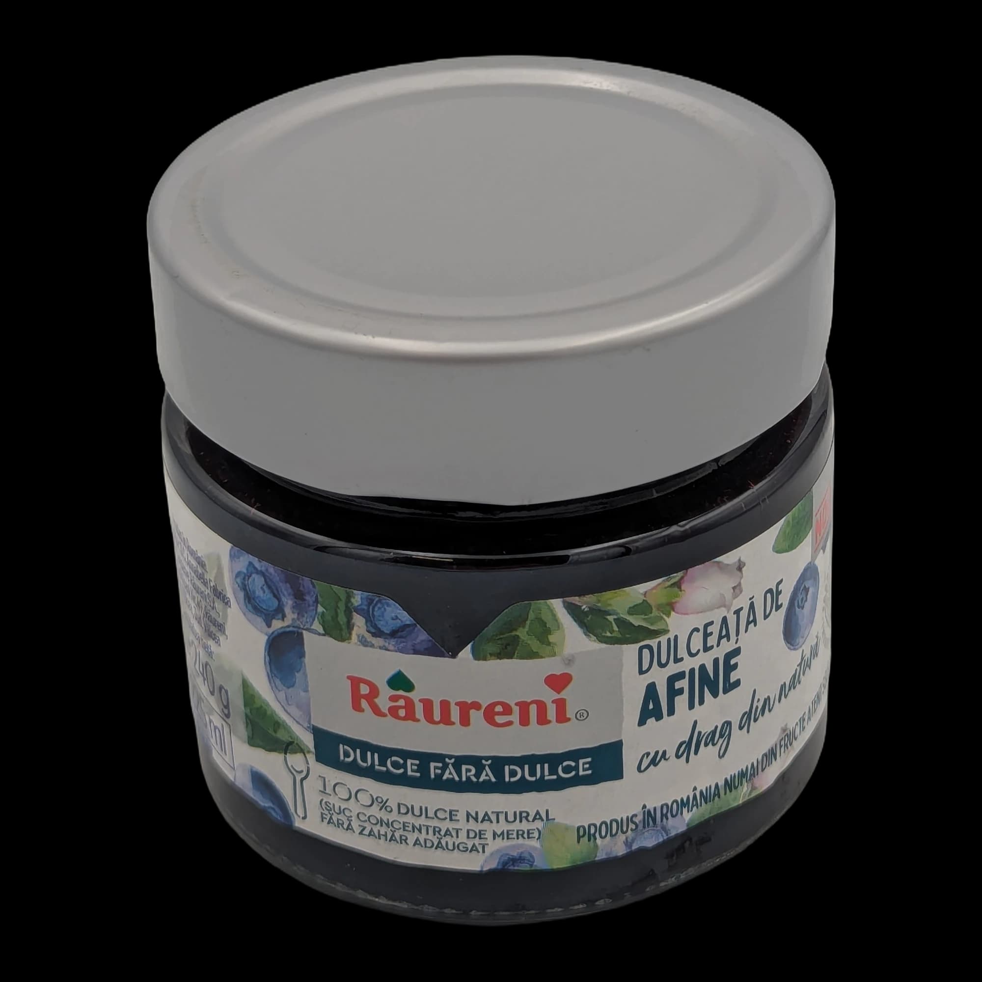 Râureni No Sugar Blueberry Jam 240g