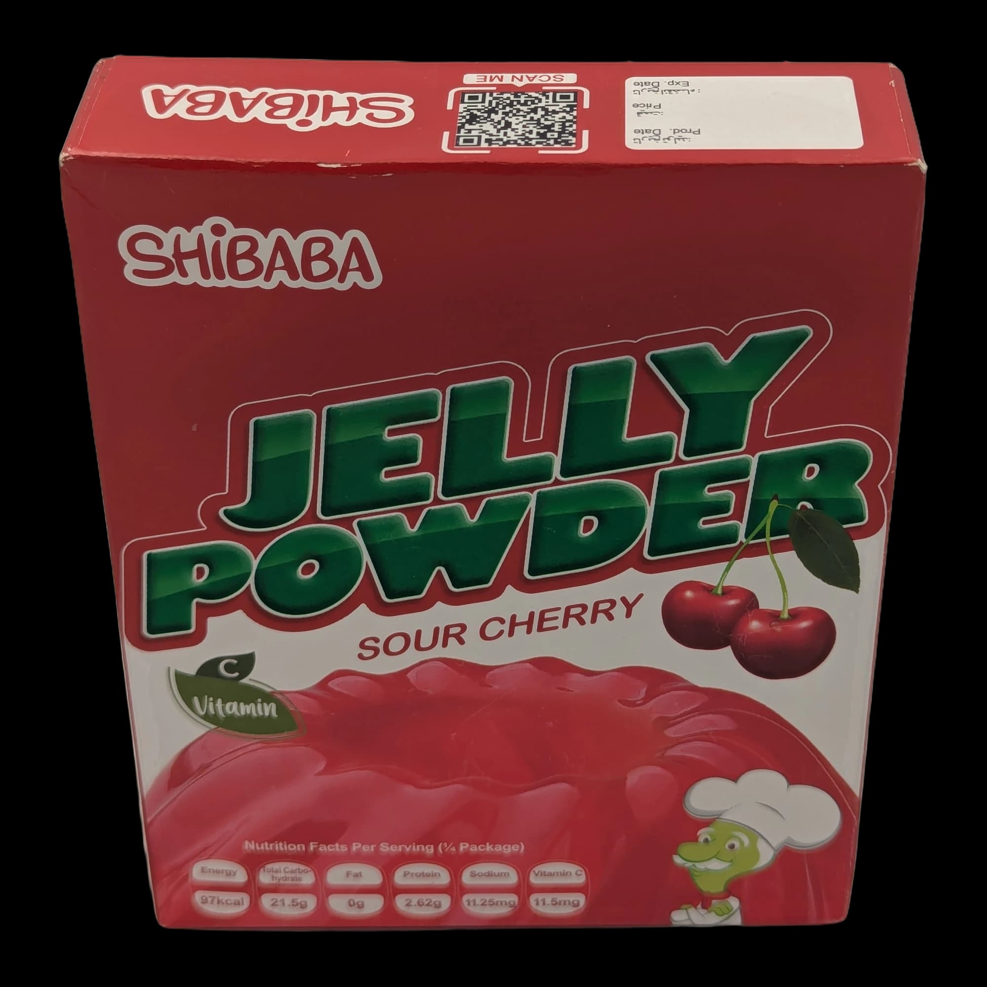 بودرة جيلي الكرز الحامض من شيبابا