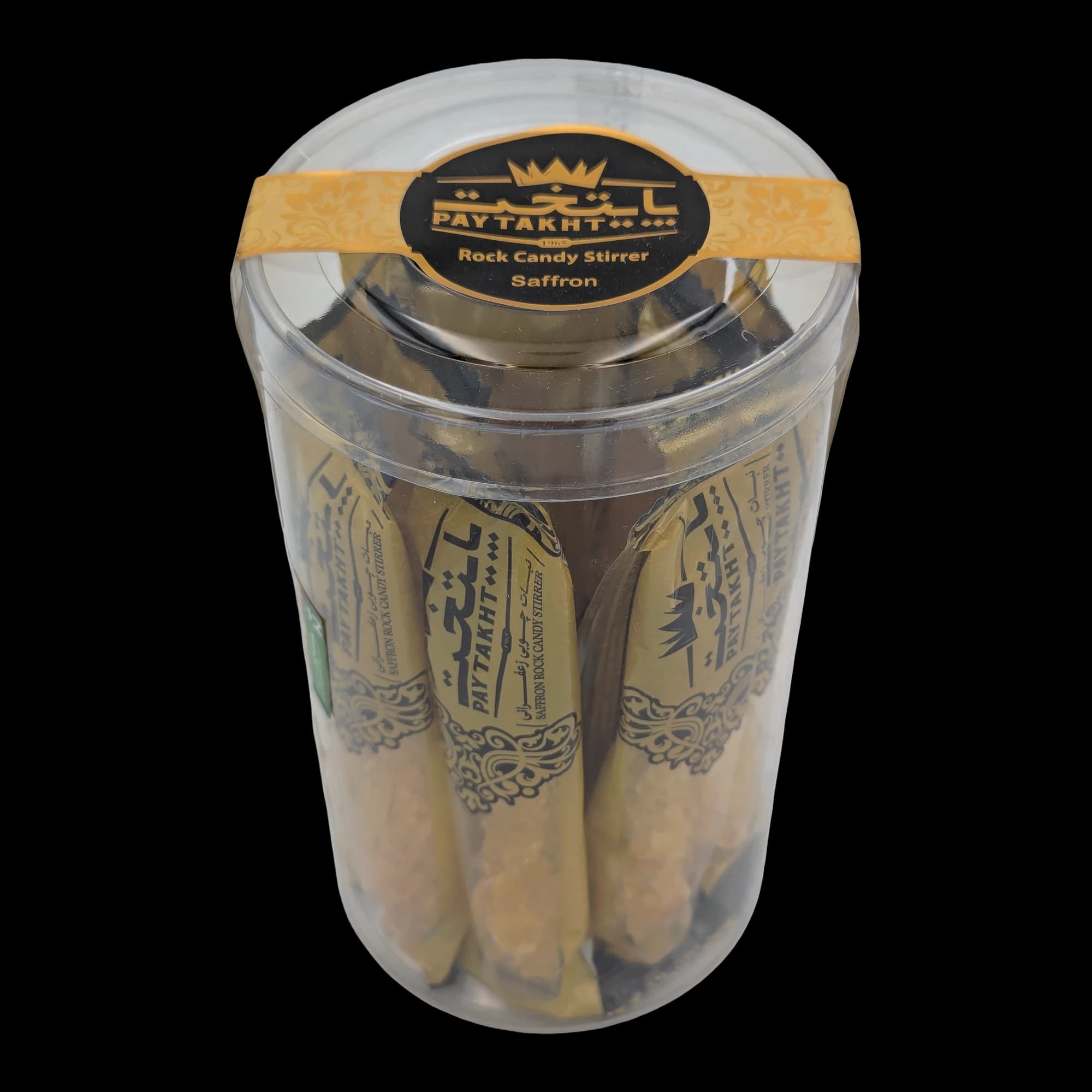 Saffron Rock Candy Stirrer