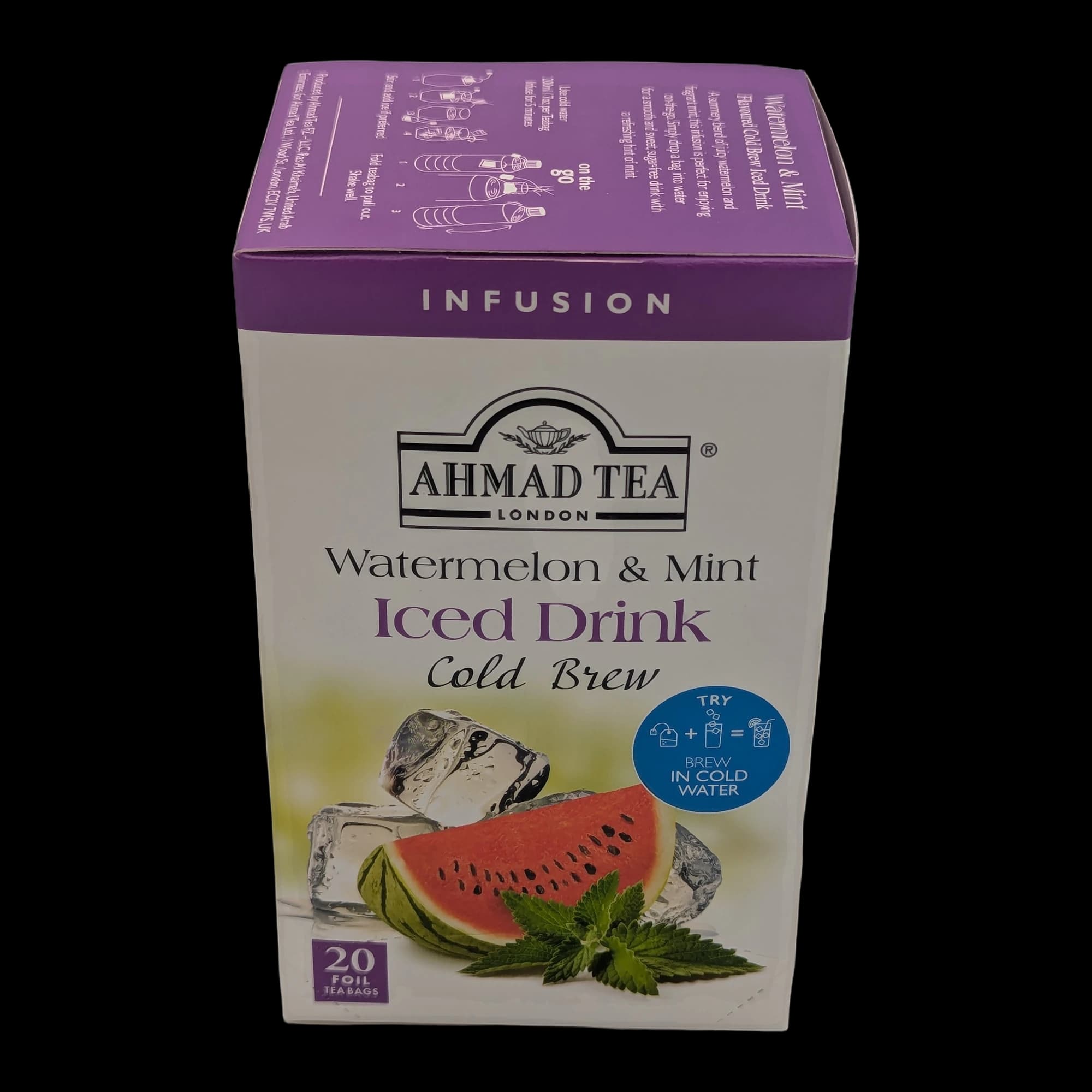 Ahmad Tea Watermelon & Mint Iced Tea Cold Brew Bags