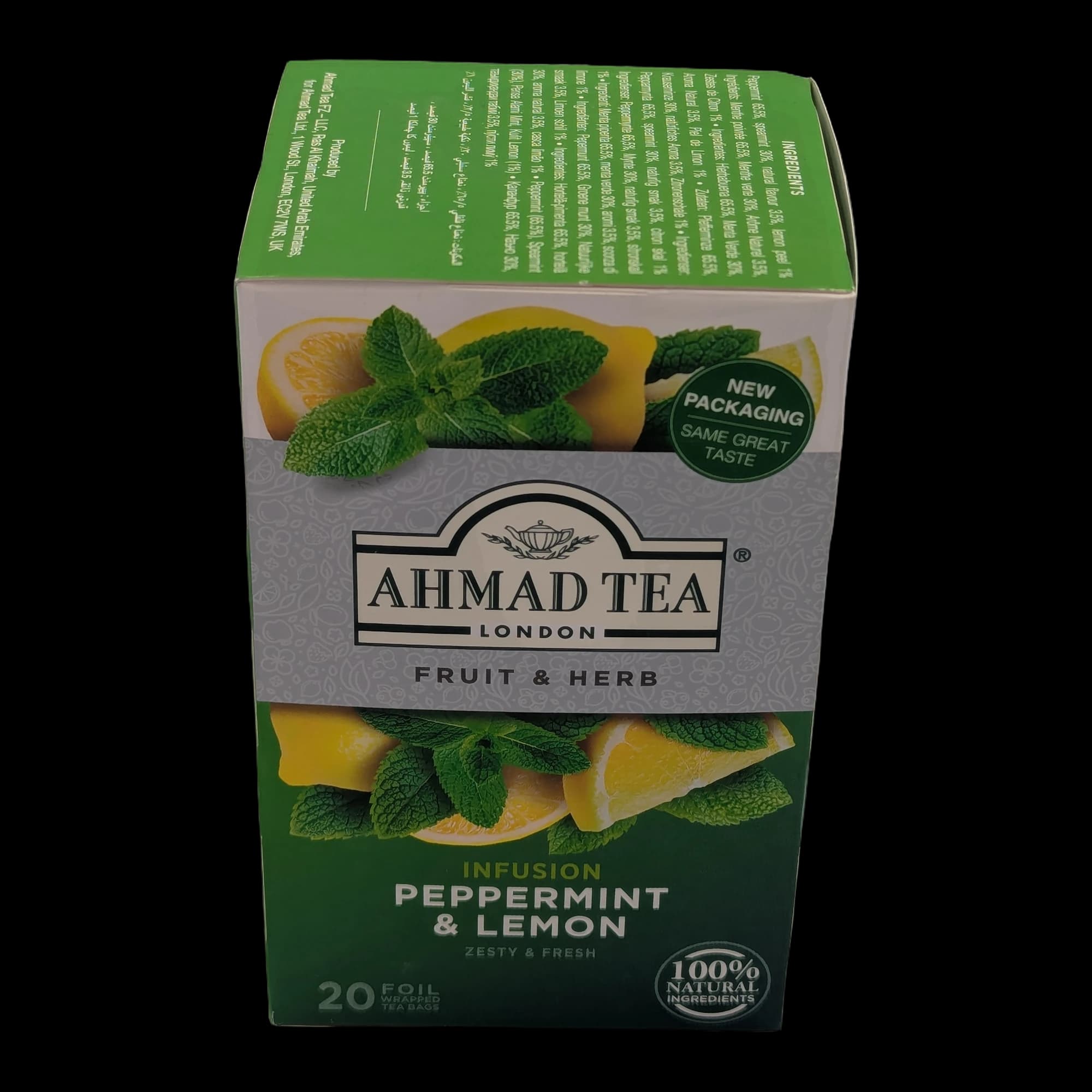 Infuzie de mentă și lămâie Ahmad