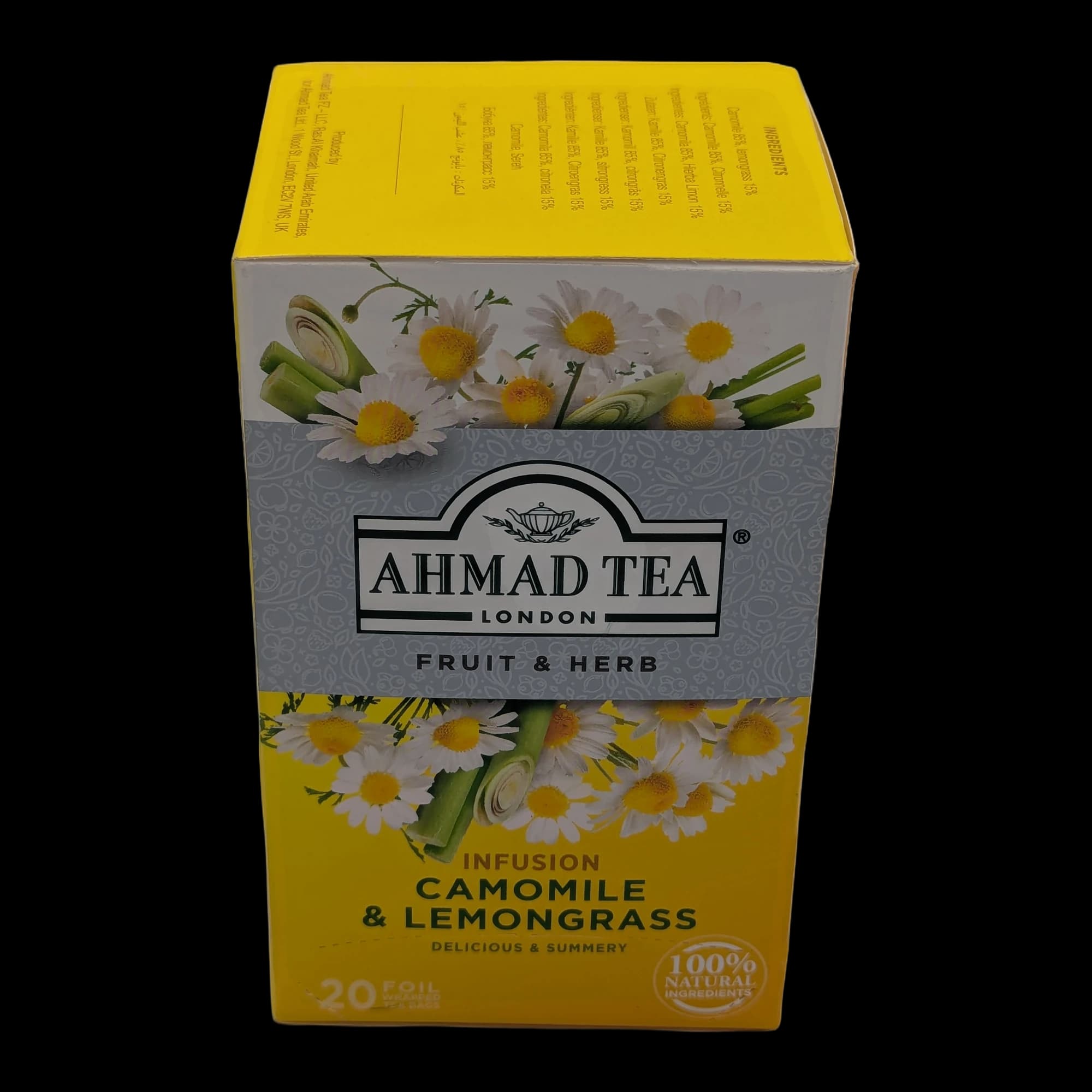 Infuzie de Mușețel și Lemongrass Ahmad Tea