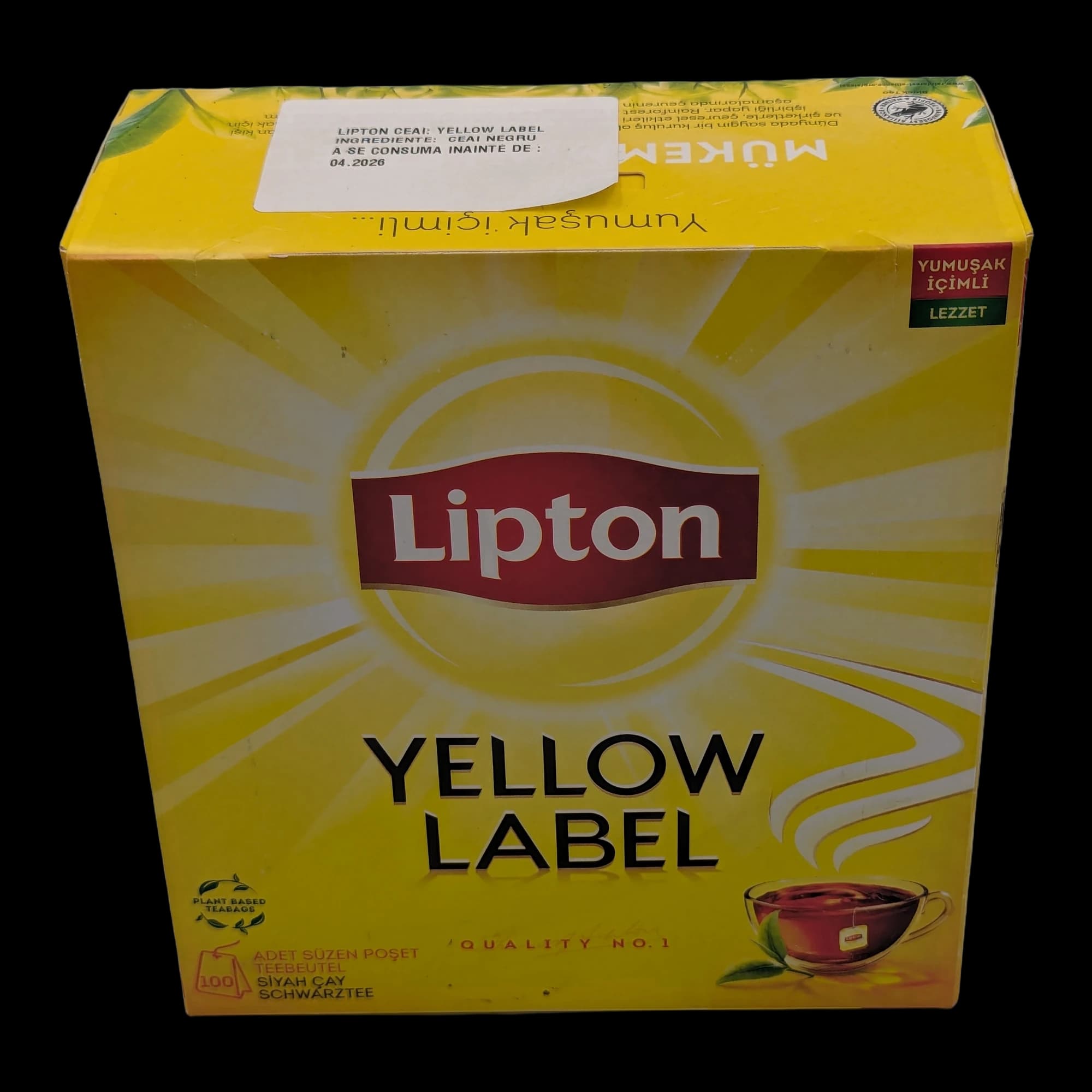 Ceai Negru Lipton Yellow Label