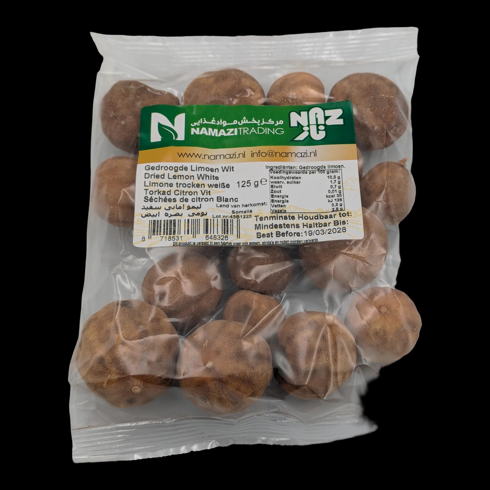 Namazi Trading Dried White Lemon Slices