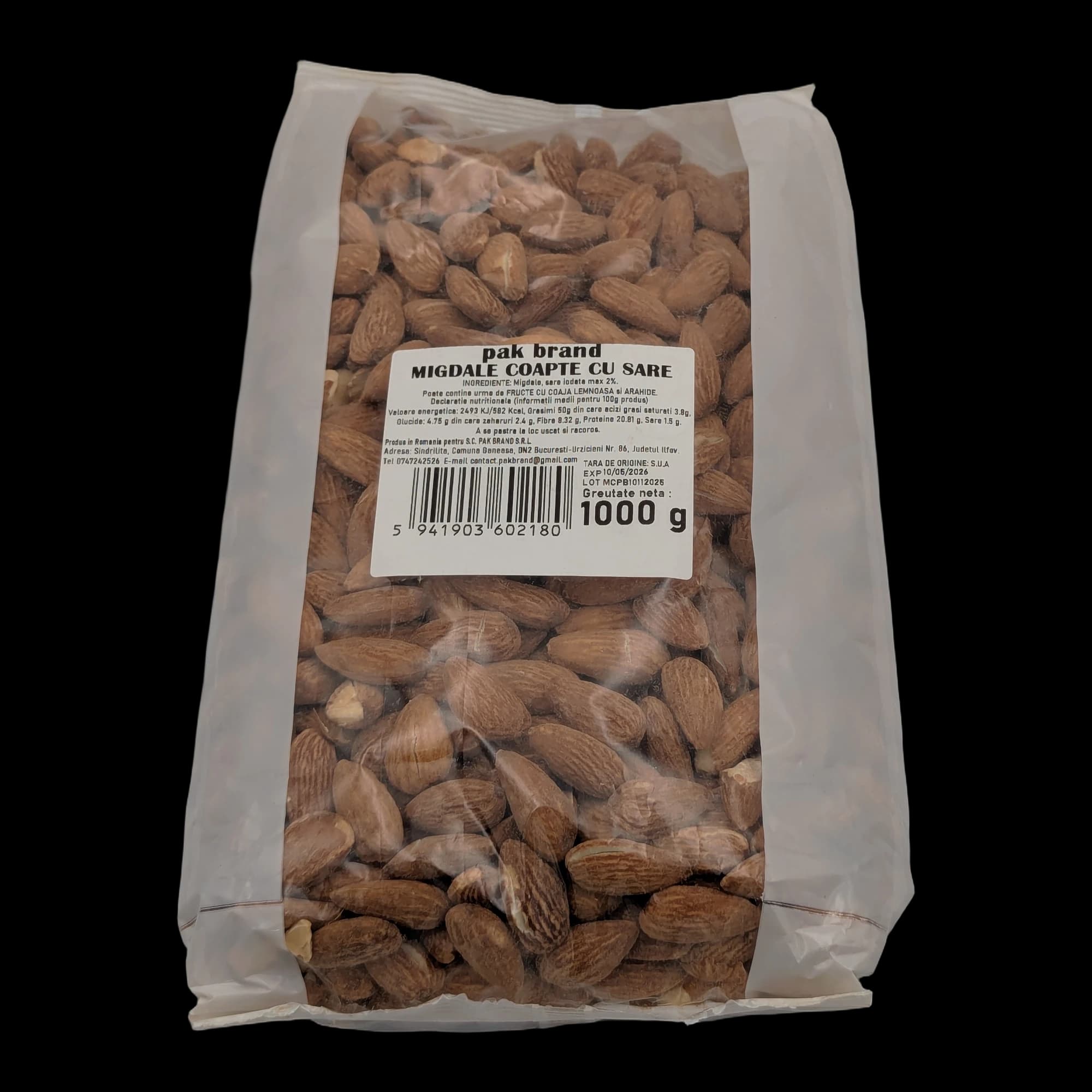 Migdale coapte cu sare