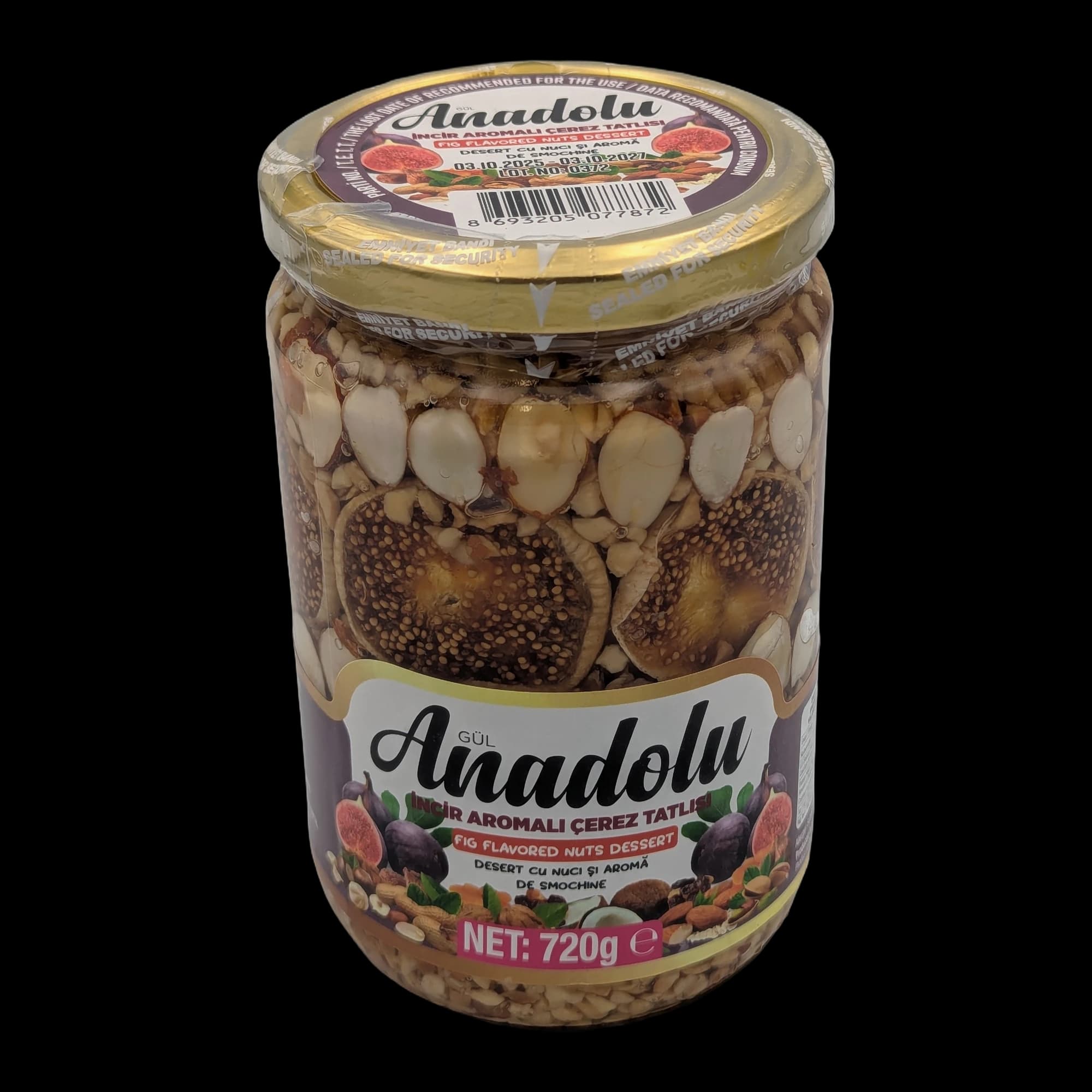 Fig Flavored Nut Dessert