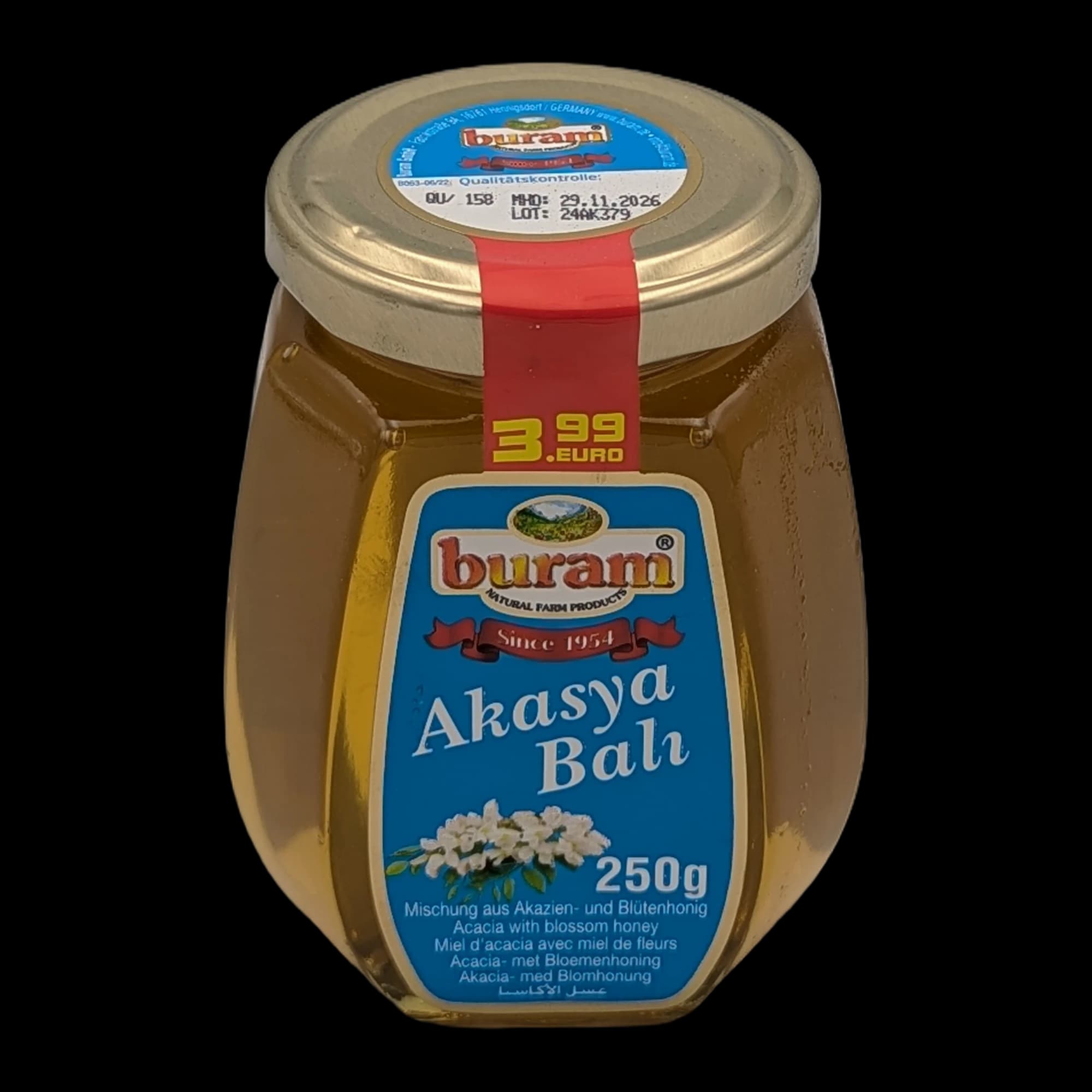 Acacia with Blossom Honey