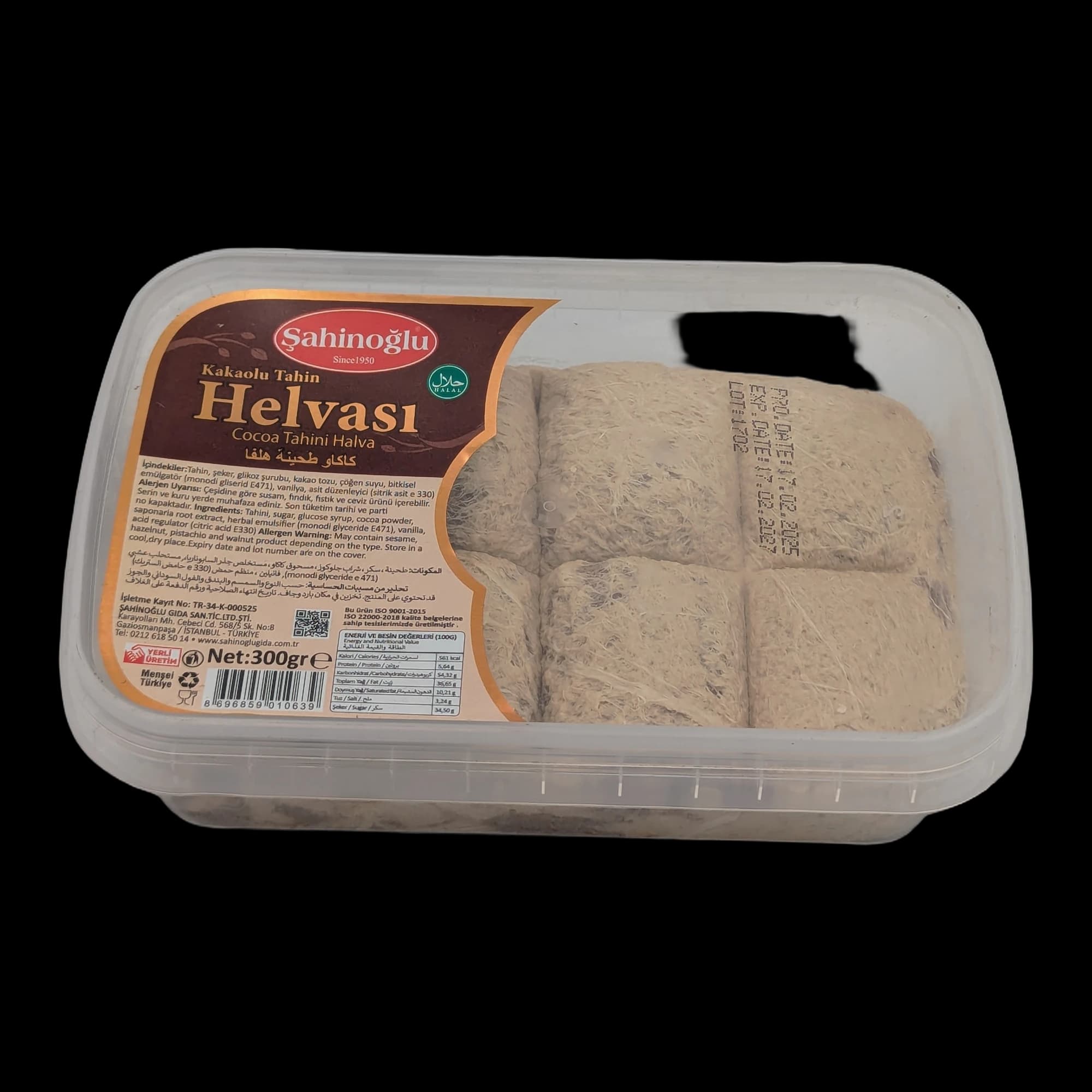 Halva din tahini cu cacao