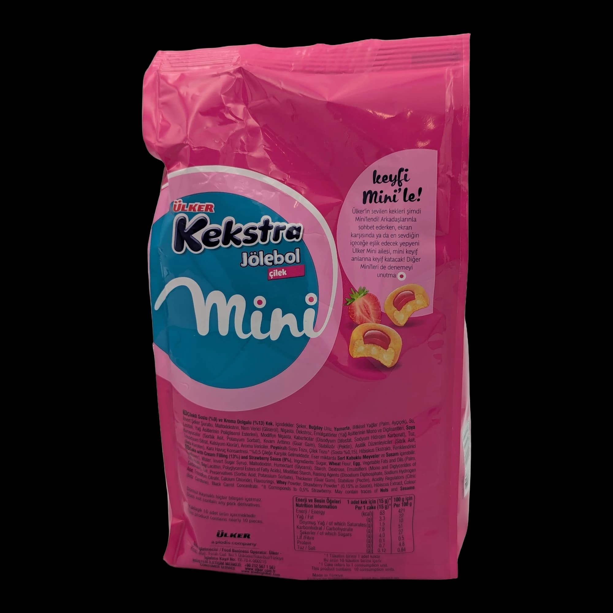 Kekstra Jölebol Mini Strawberry