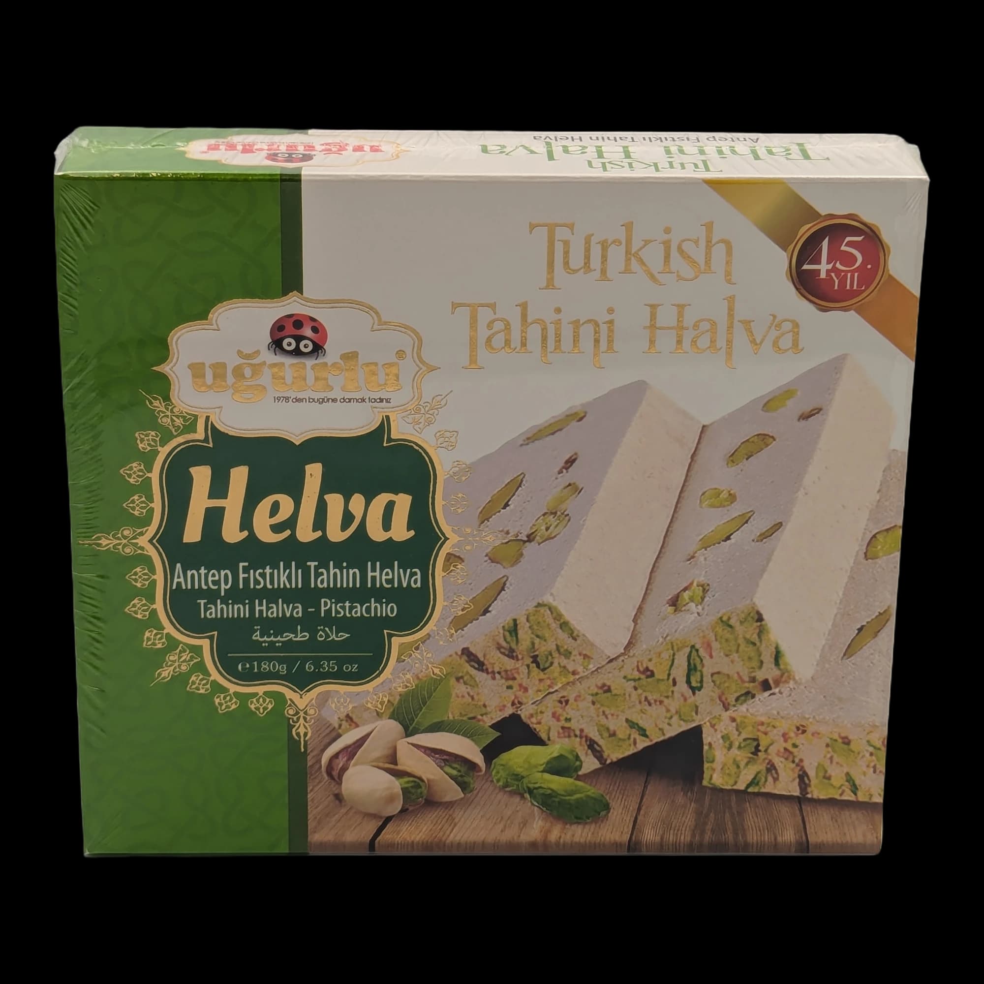 Halva din tahini cu fistic