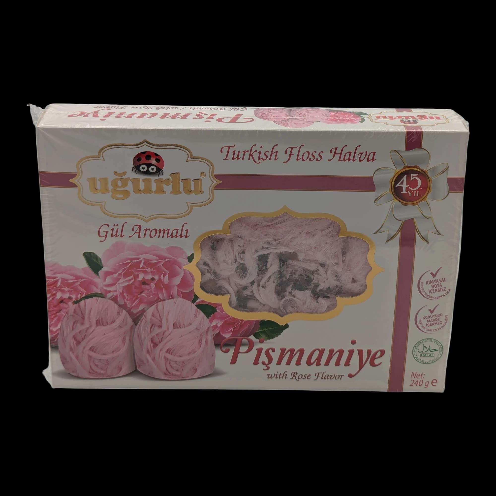 Turkish Floss Halva with Rose Flavor