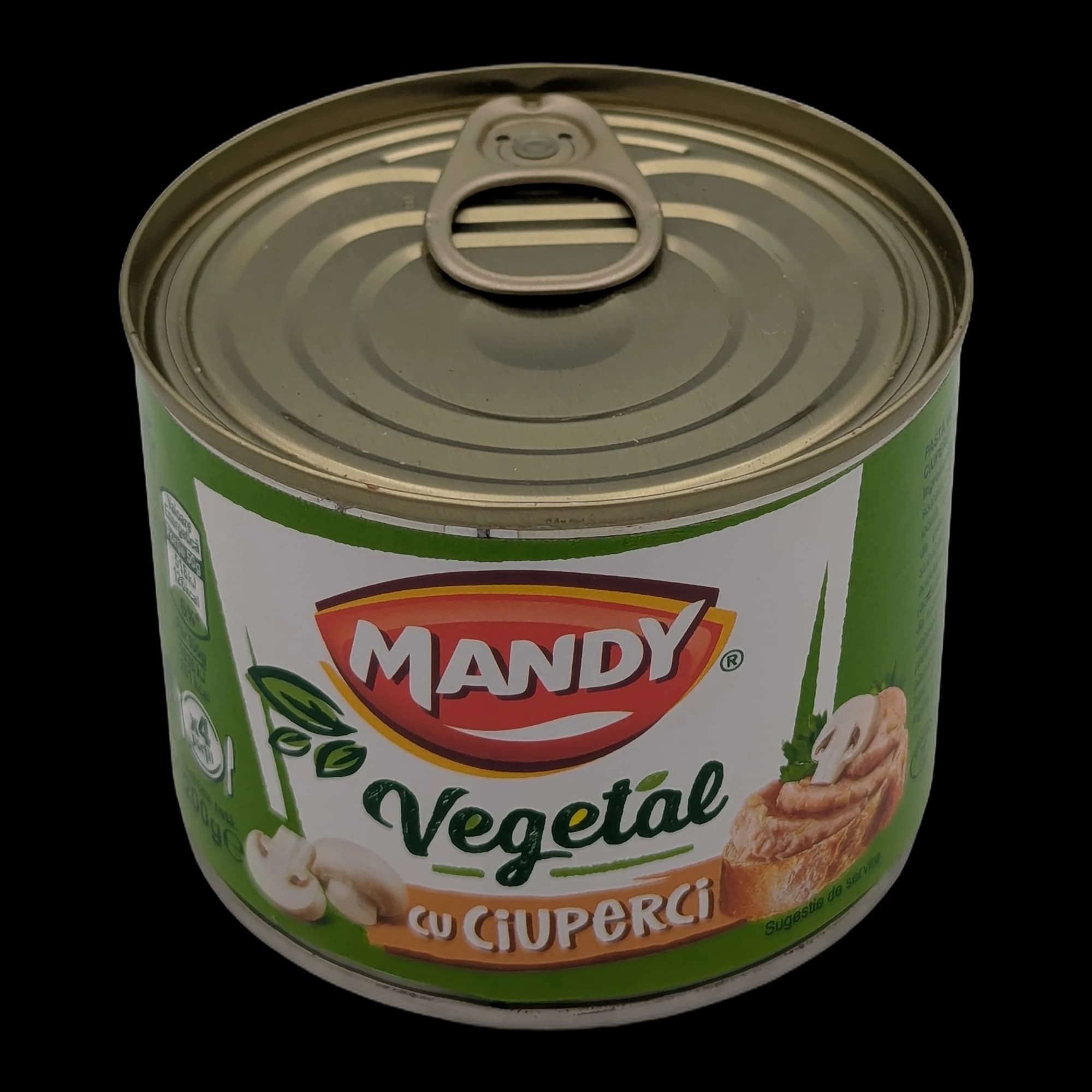 Pateu vegetal cu ciuperci