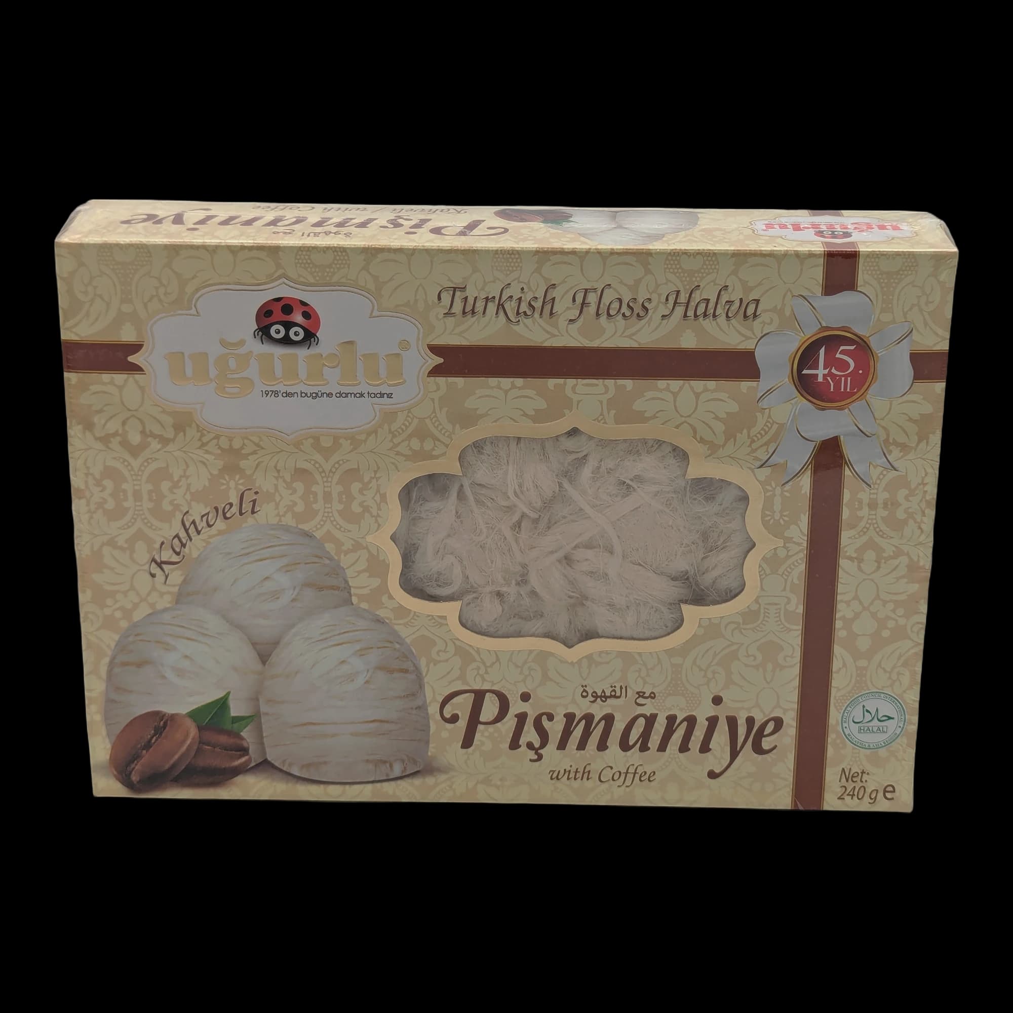 Turkish Floss Halva with Coffee