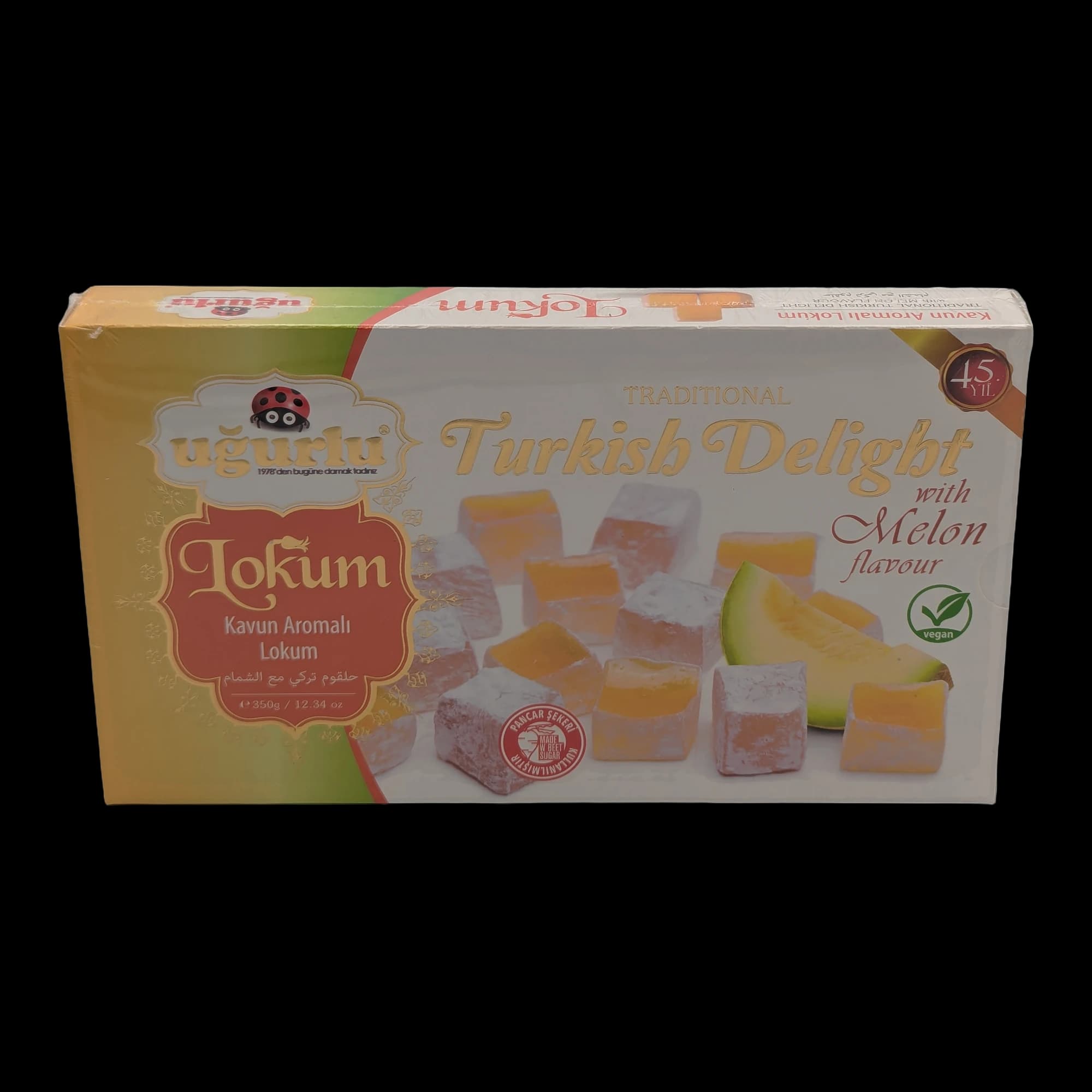 Rahat turcesc tradițional cu aromă de pepene galben