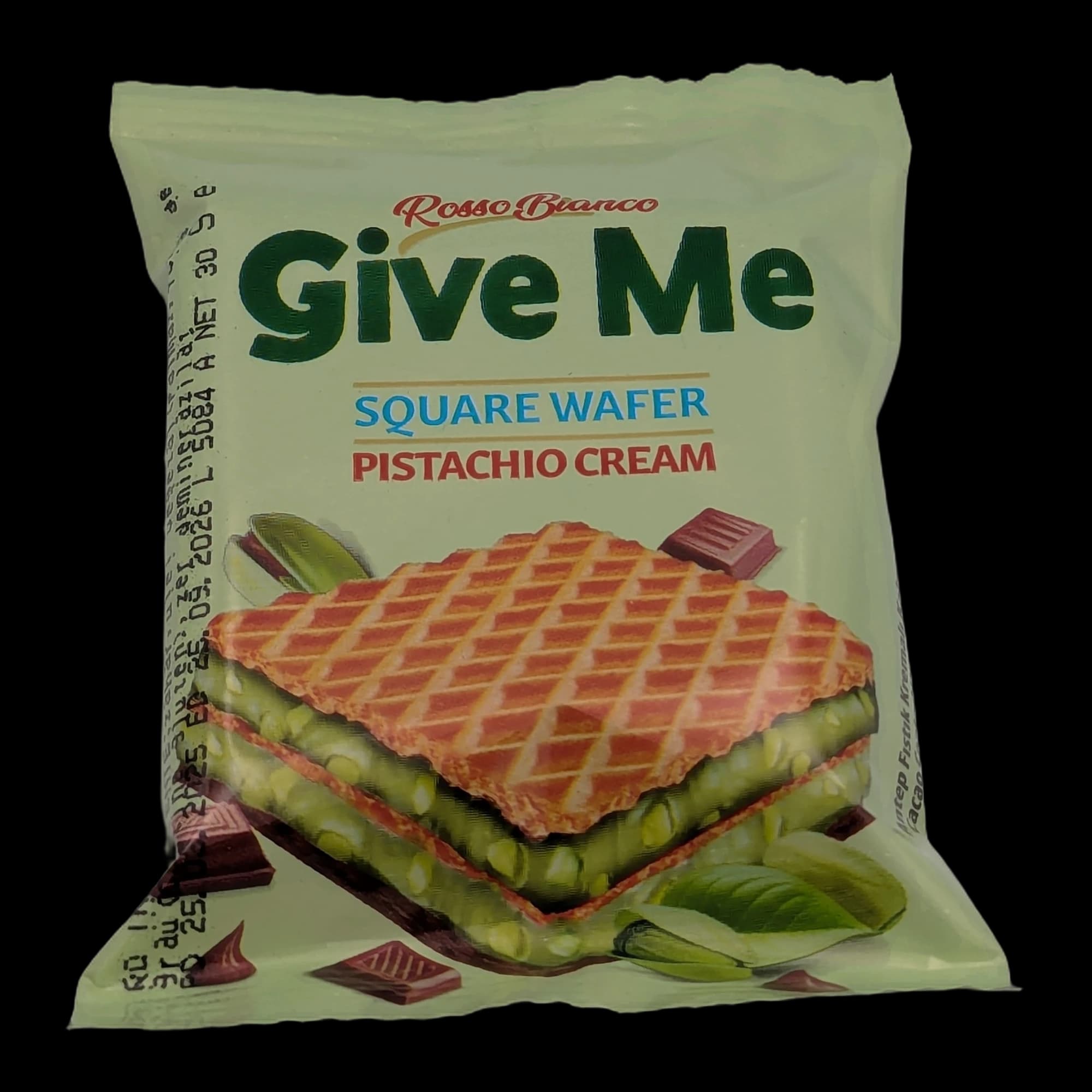 Give Me Square Wafer cu cremă de fistic