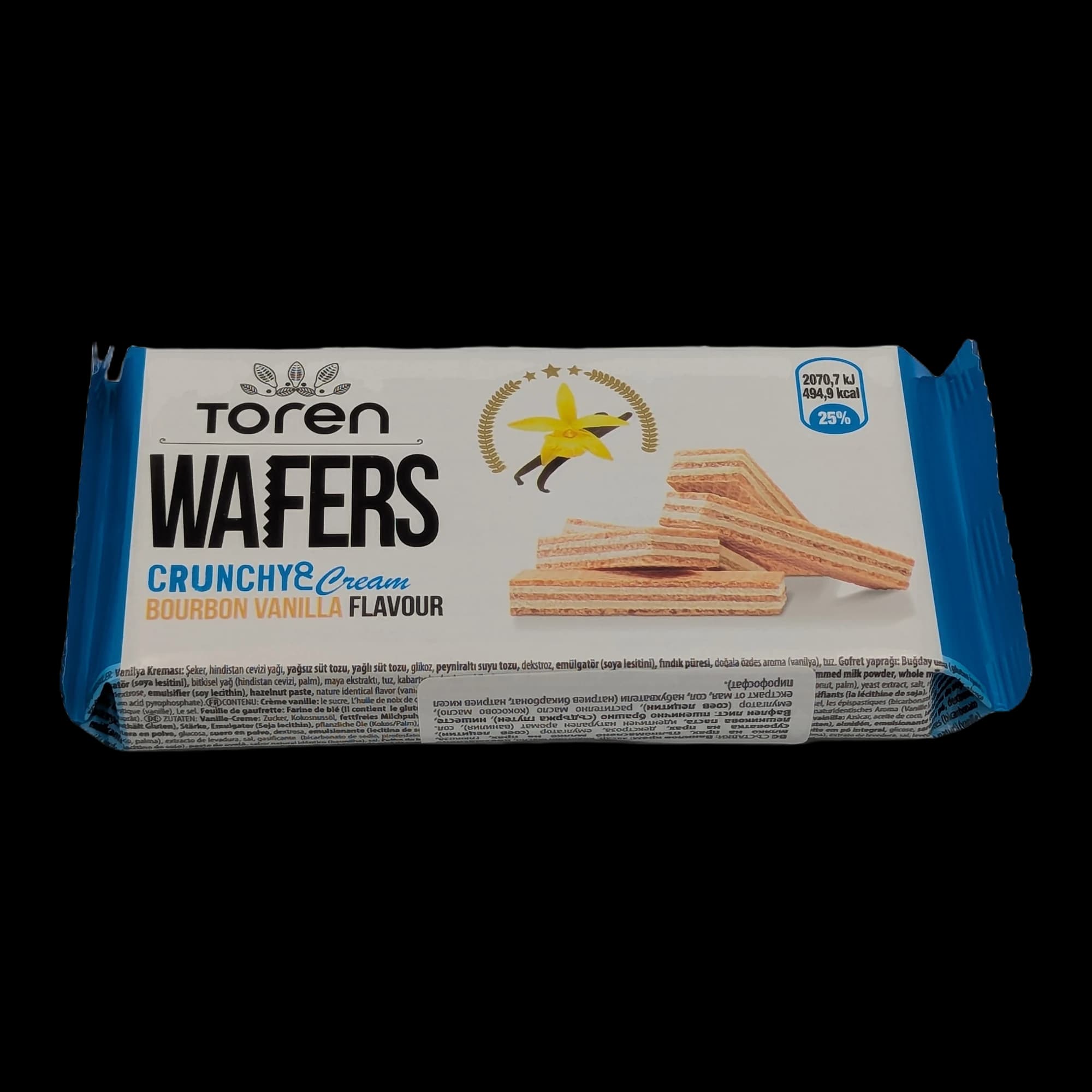 ويفر مقرمش وكريمي بنكهة الفانيليا بوربون