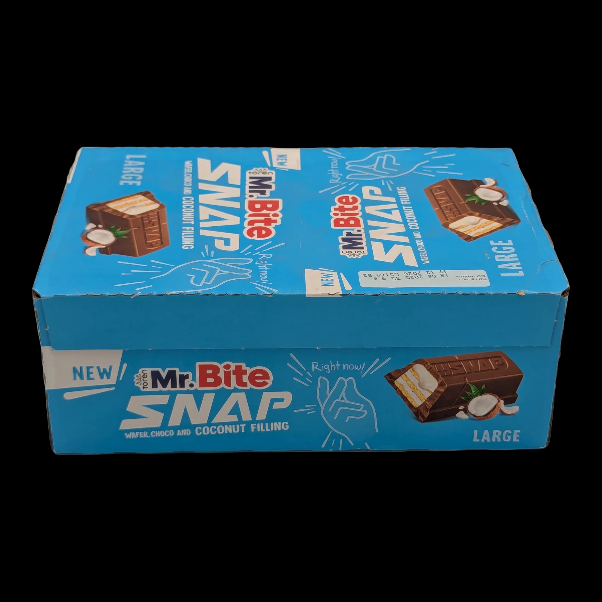 Napolitană Snap cu cremă de ciocolată și cocos