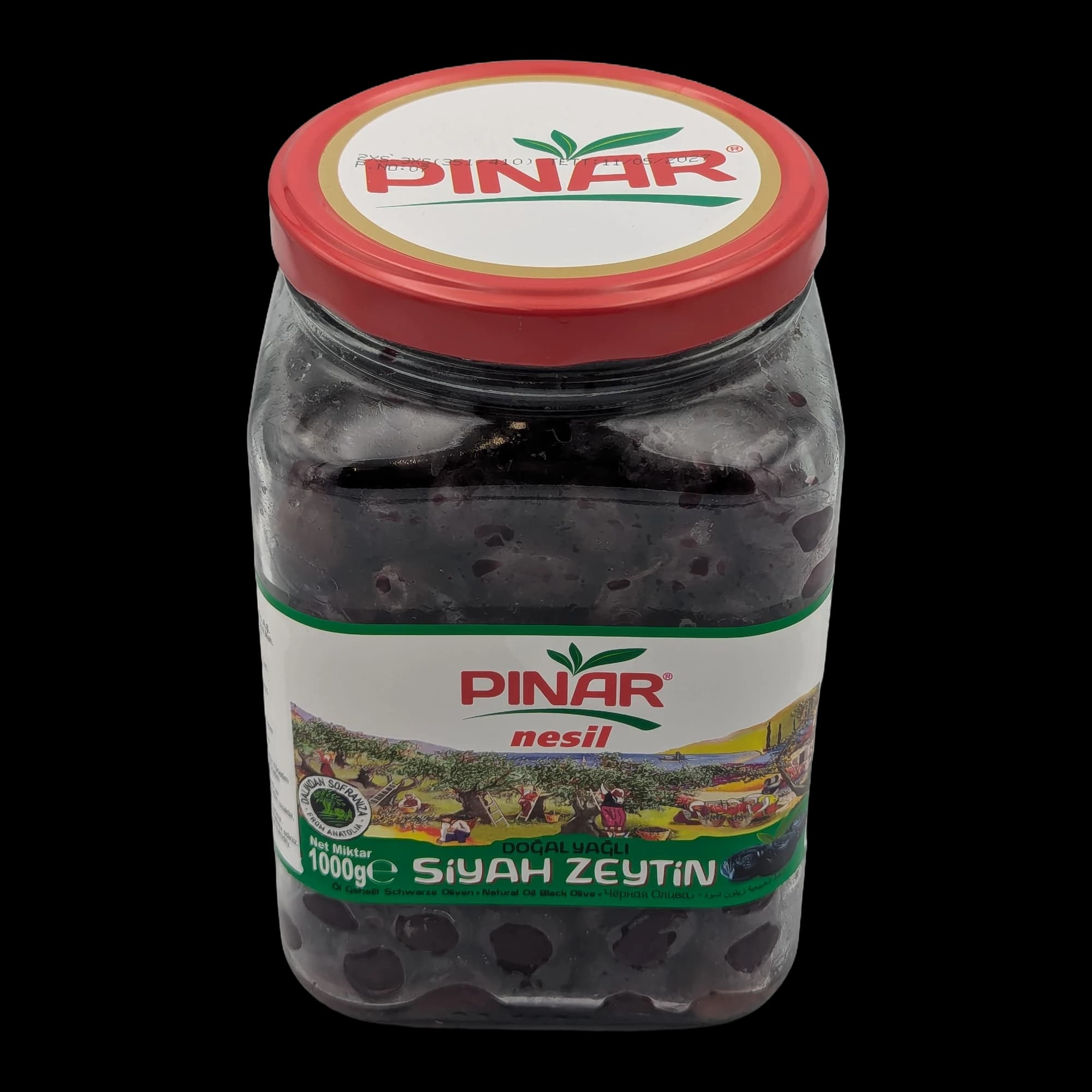 Natural Oily Black Olives