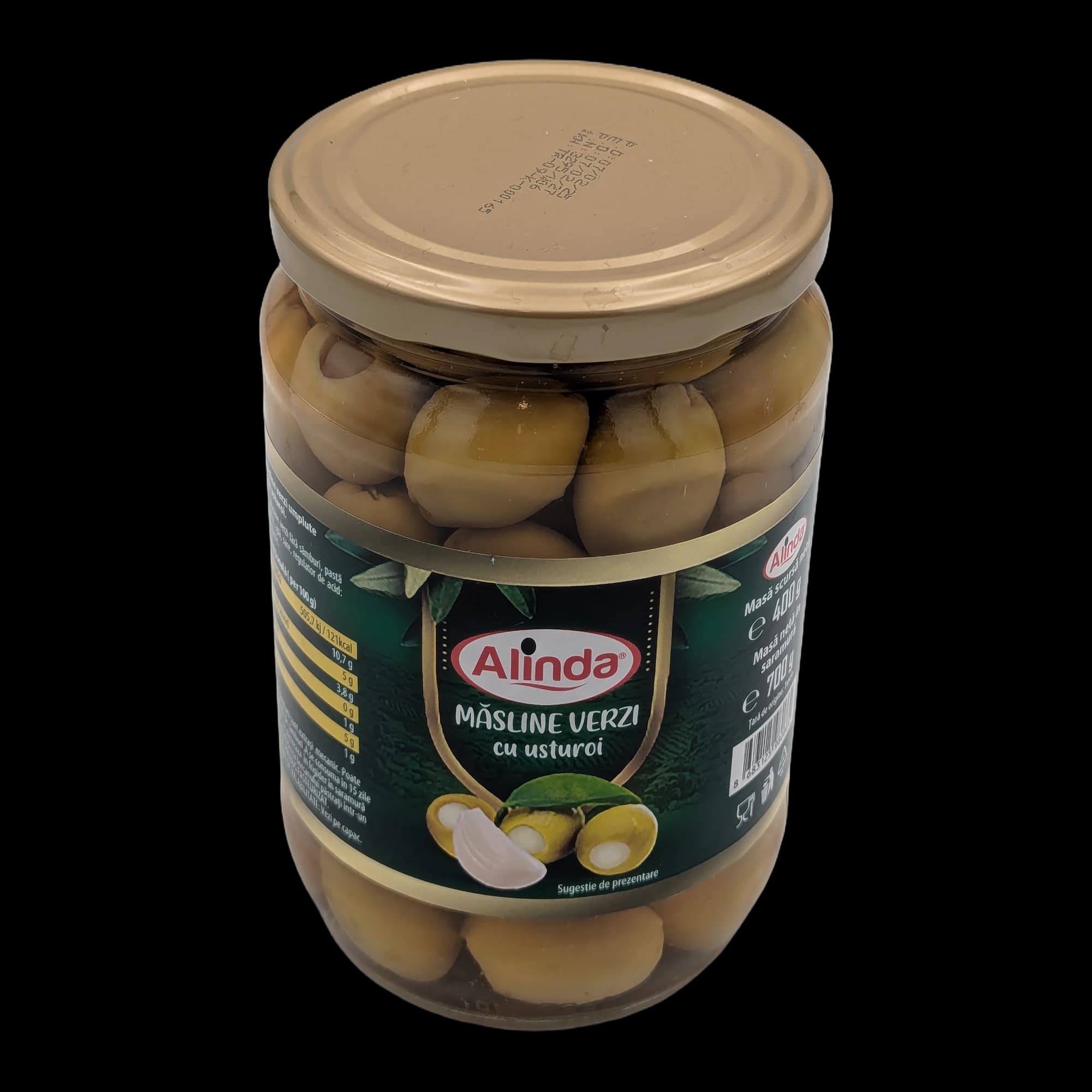 زيتون أخضر بالثوم