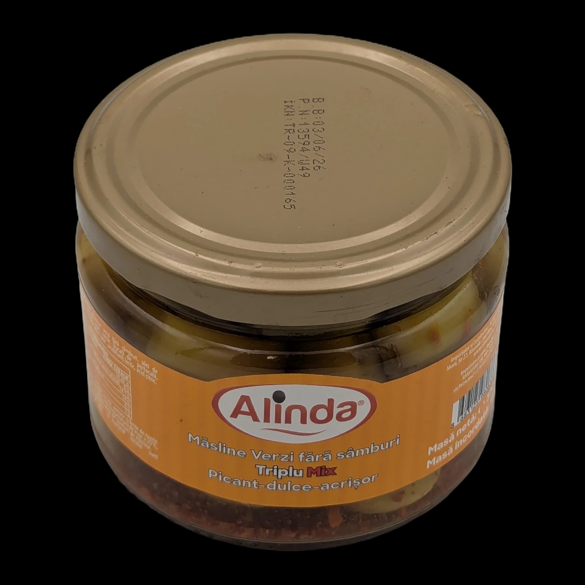 Green Olives without Seeds Triple Mix